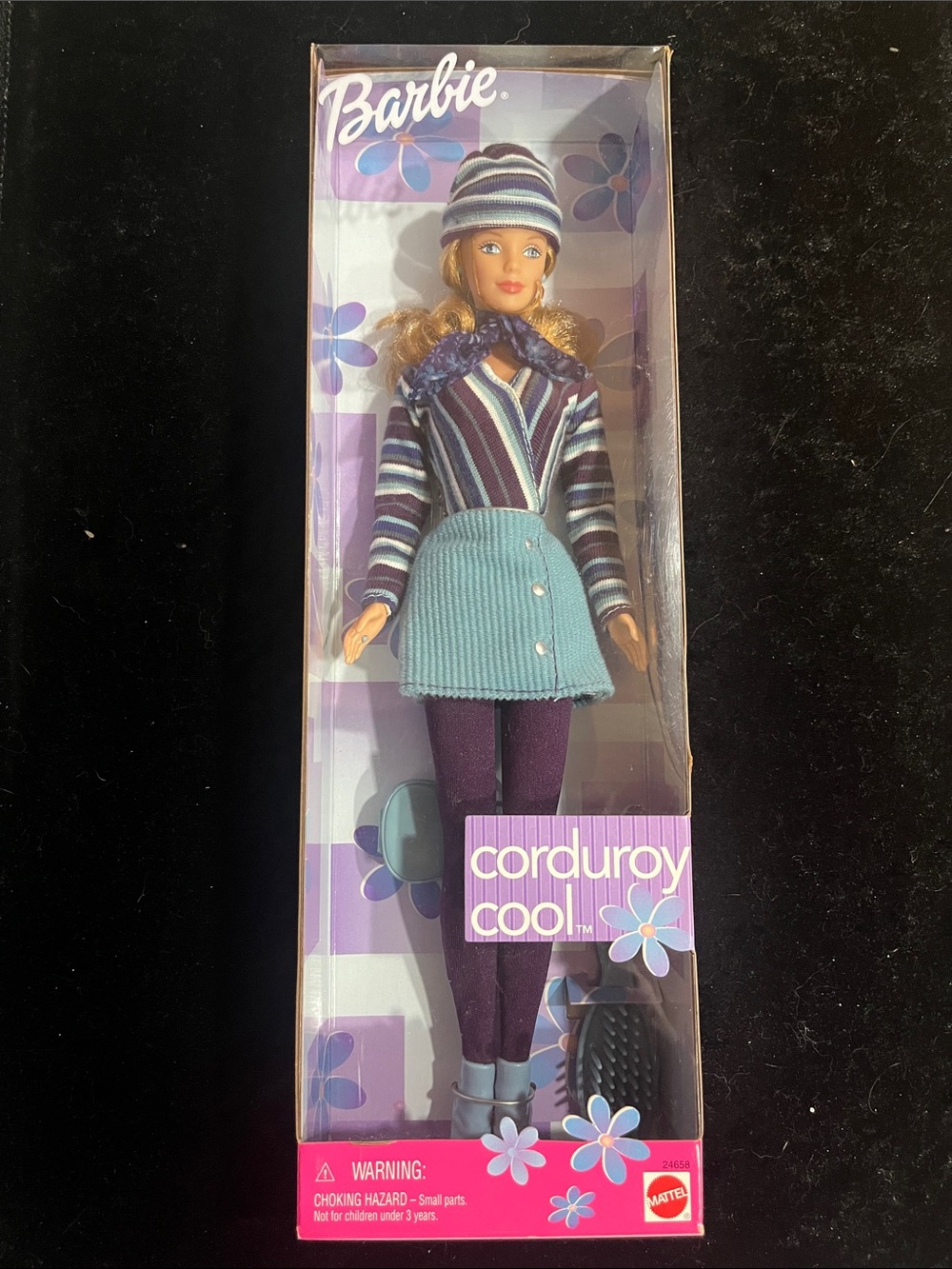 NRFB 1999 Corduroy Cool Barbie (Blonde Variant, #24658)